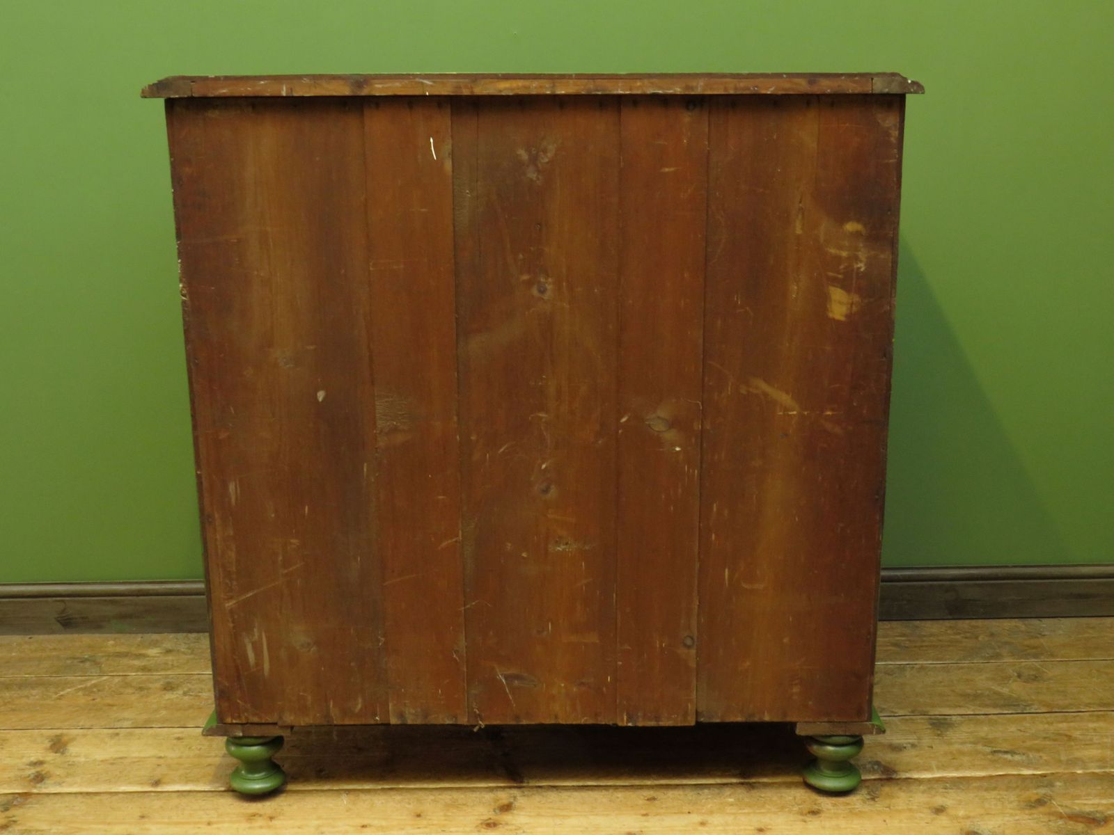 Antique Green Bow Chest Of Drawers photo 595.0