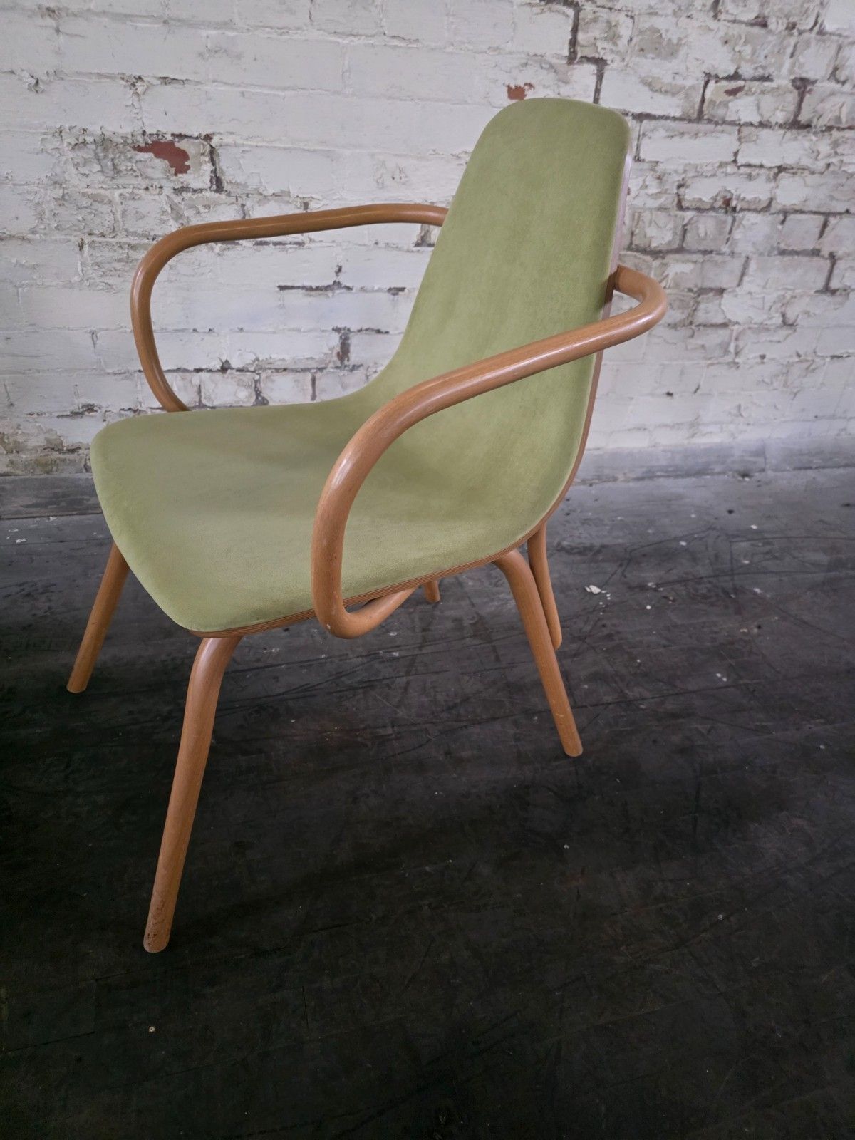 A Pair Of Ton Bentwood Armchairs photo buy