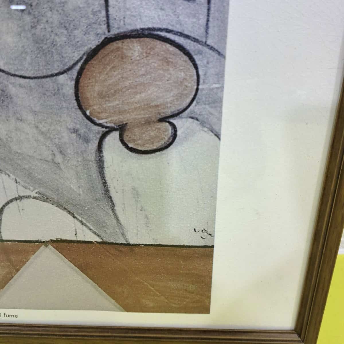 Surrealist Print With Wooden Frame By Sebastian Matta photo Art