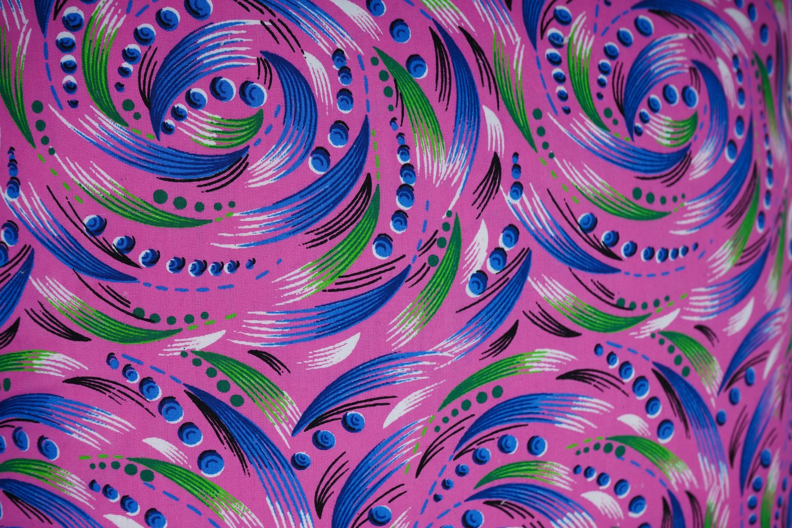 Pink Uzbek Roller Printed Pillow Cover Set, Purple Blue Green Swirl Pattern Handmade Boho Cushions photo furniture
