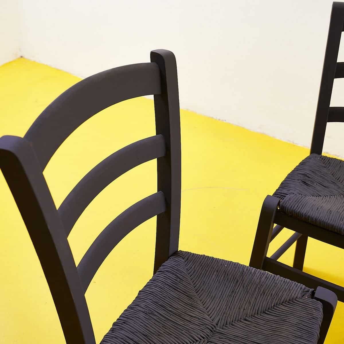 Elegant Rustic Style Chairs 4 Pieces photo buy