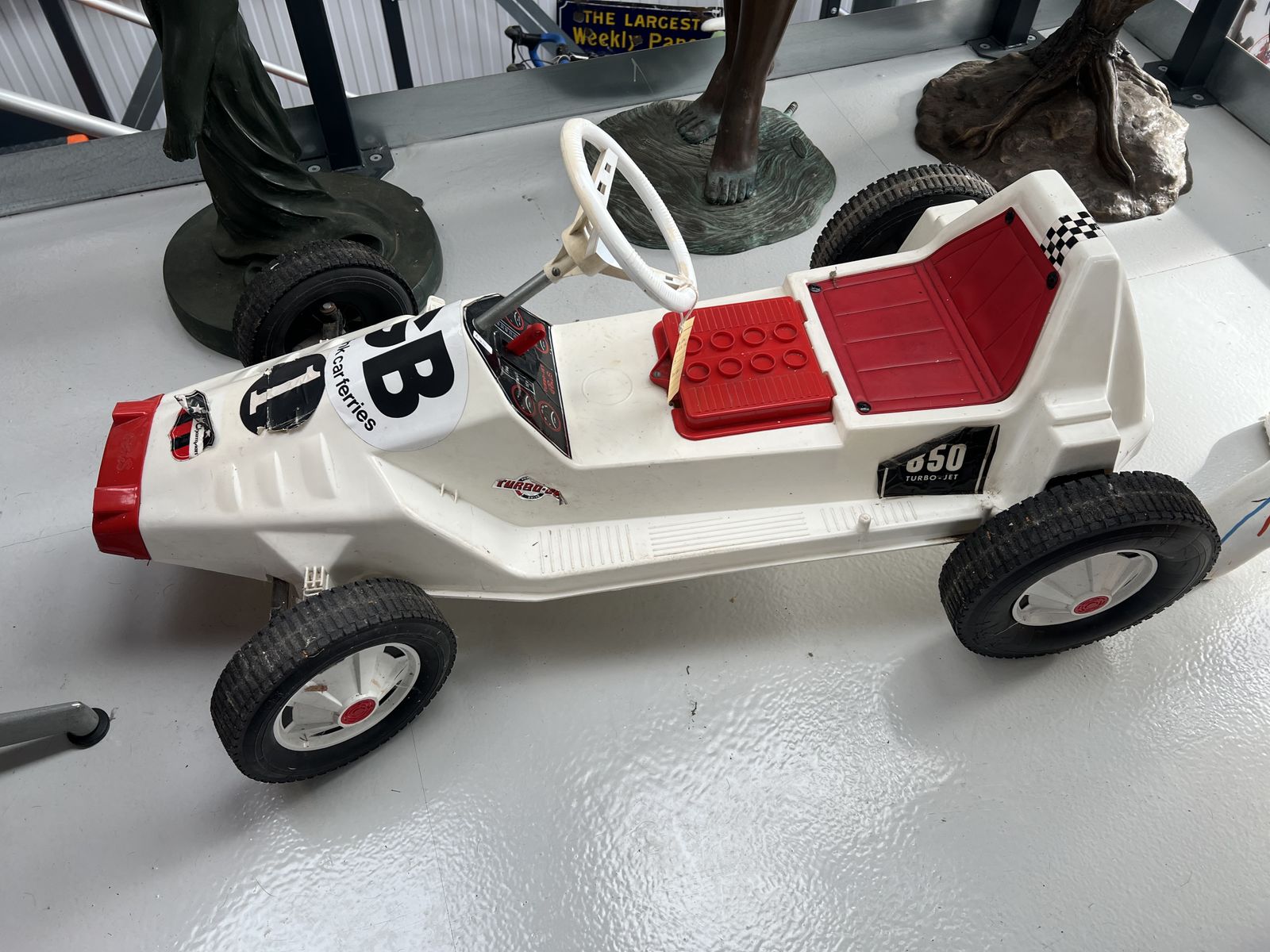 Vintage Sit And Ride Lotus, Battery Operated Childs Car