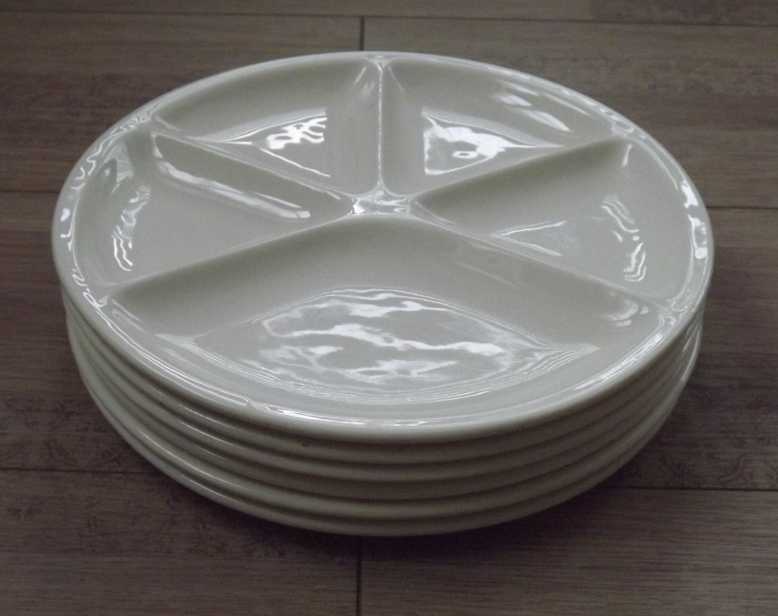 Lot de 6 assiettes à fondue vintage Le Creuset - années 1960/70 - Made In France photo buy
