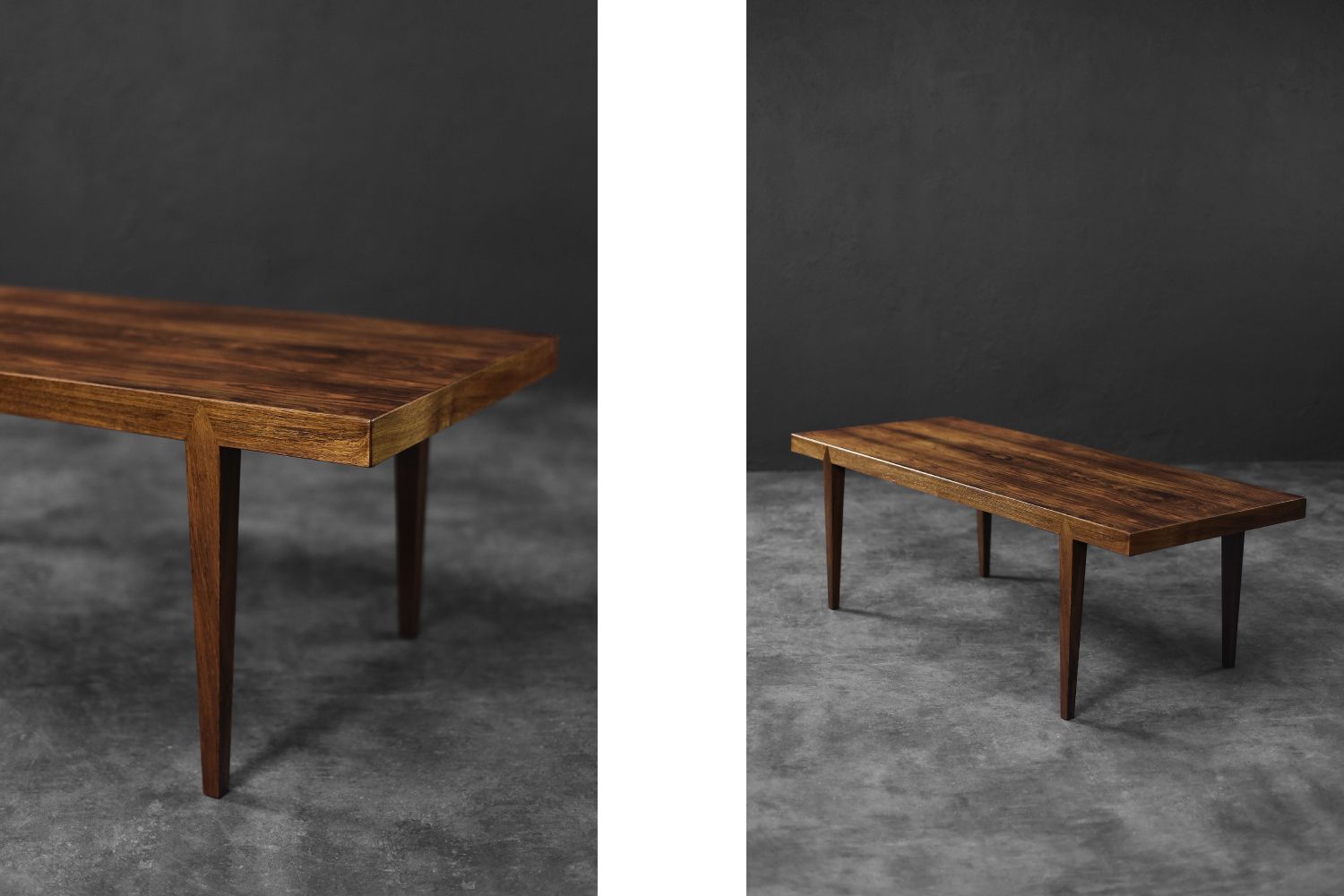 Vintage Danish Rosewood Coffee Table By Severin Hansen For Haslev Møbelfabrik, 1960s photo vinterior