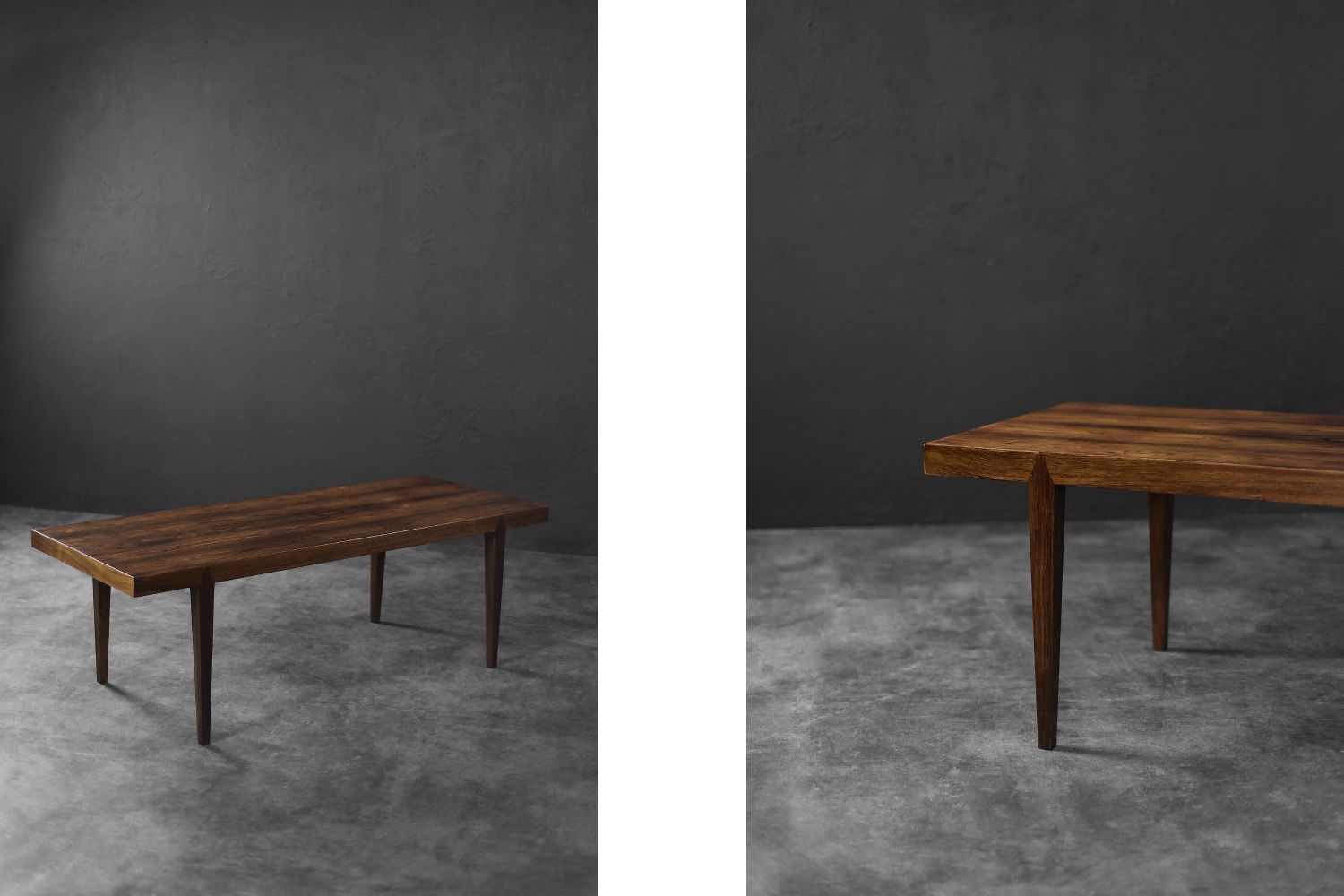 Vintage Danish Rosewood Coffee Table By Severin Hansen For Haslev Møbelfabrik, 1960s photo buy