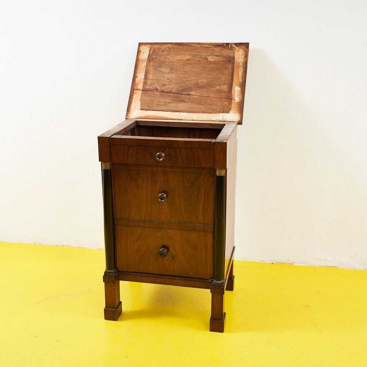 Antique Empire Bedside Table, 1800s photo vinterior