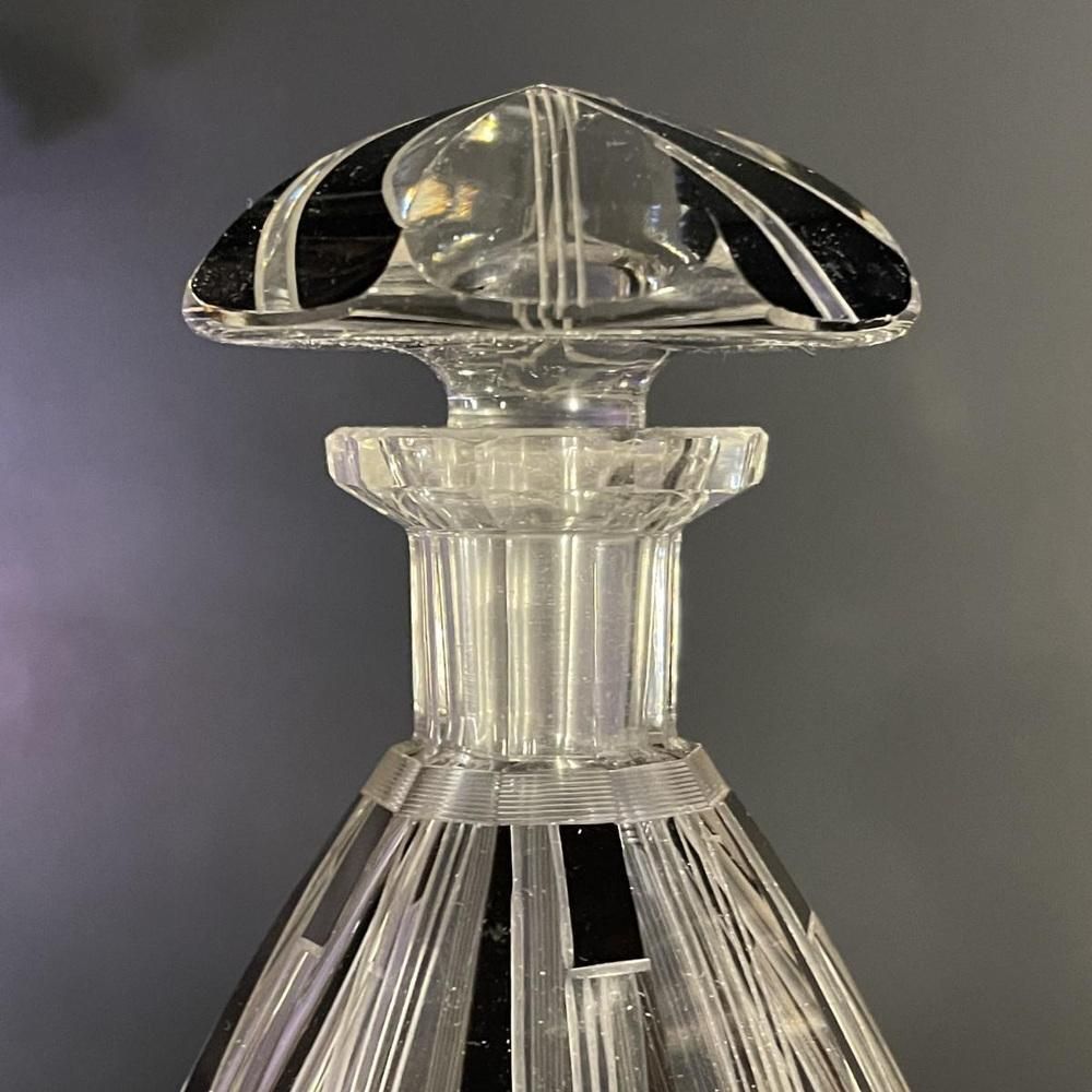 Liqueur Service In Cut Doubled Crystal By Karl Palda, 1930s, Set Of 8 photo furniture