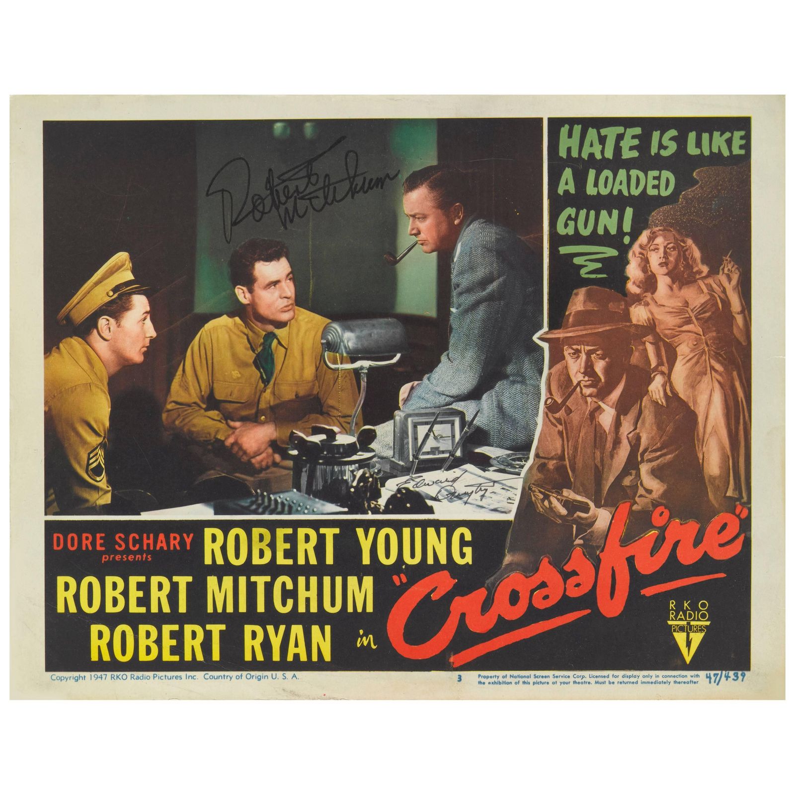 'Crossfire' Original Us Lobby Card
