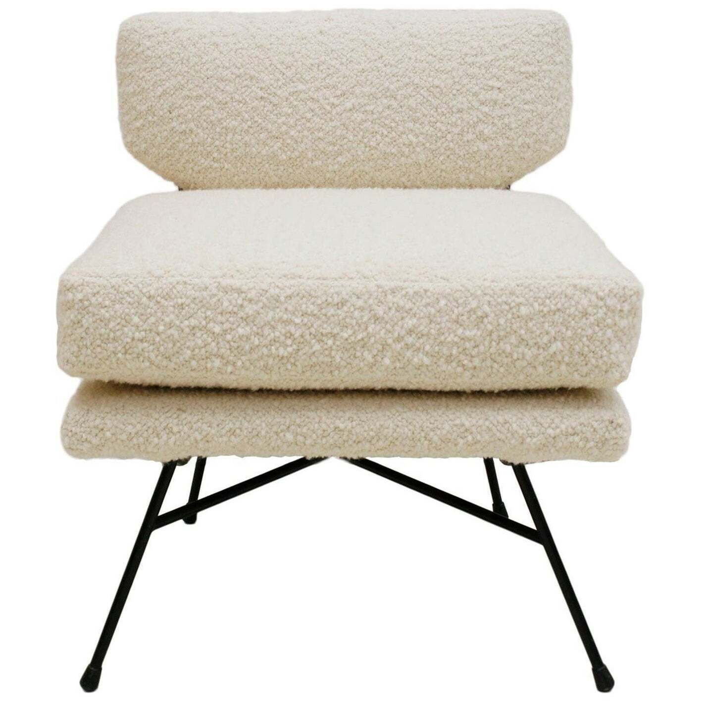 Mid Century Modern Mod Elettra Armchair Designed By B.B.P.R Edited By Arflex