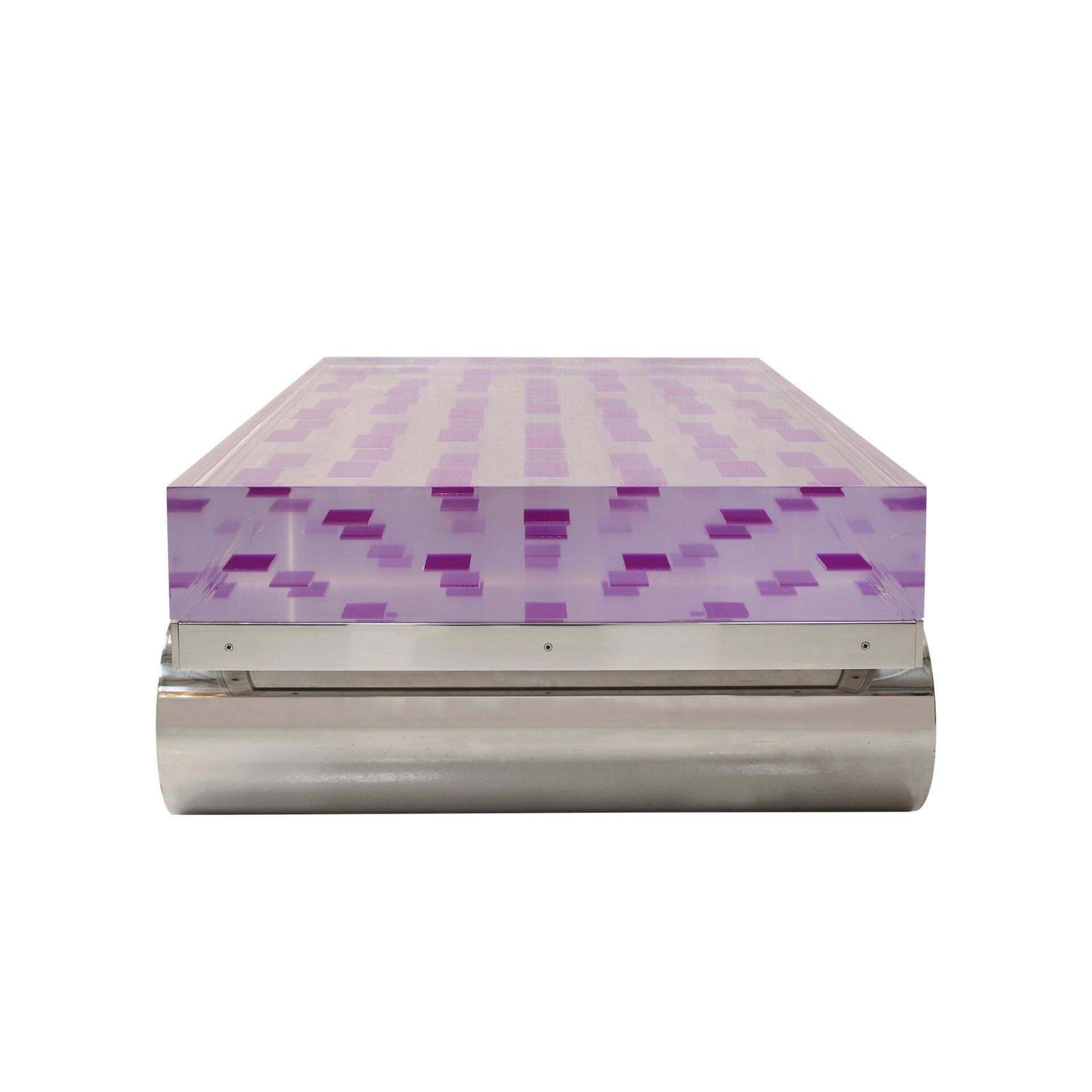 "On The Road" Coffe Table Made Of Plexiglass And Steel Base By Superego Studio photo Furniture