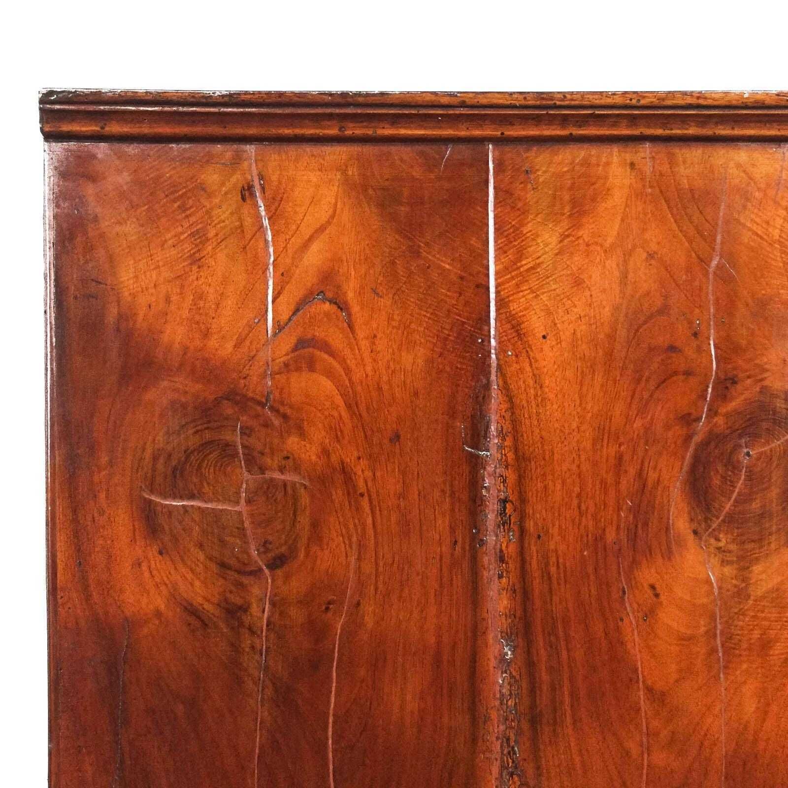 Furniture Antique Georgian Walnut Chest Of Drawers | Antique Storage | Bedroom Drawers | Antique Chest Of Drawer | Walnut Furniture (M 6512) photo