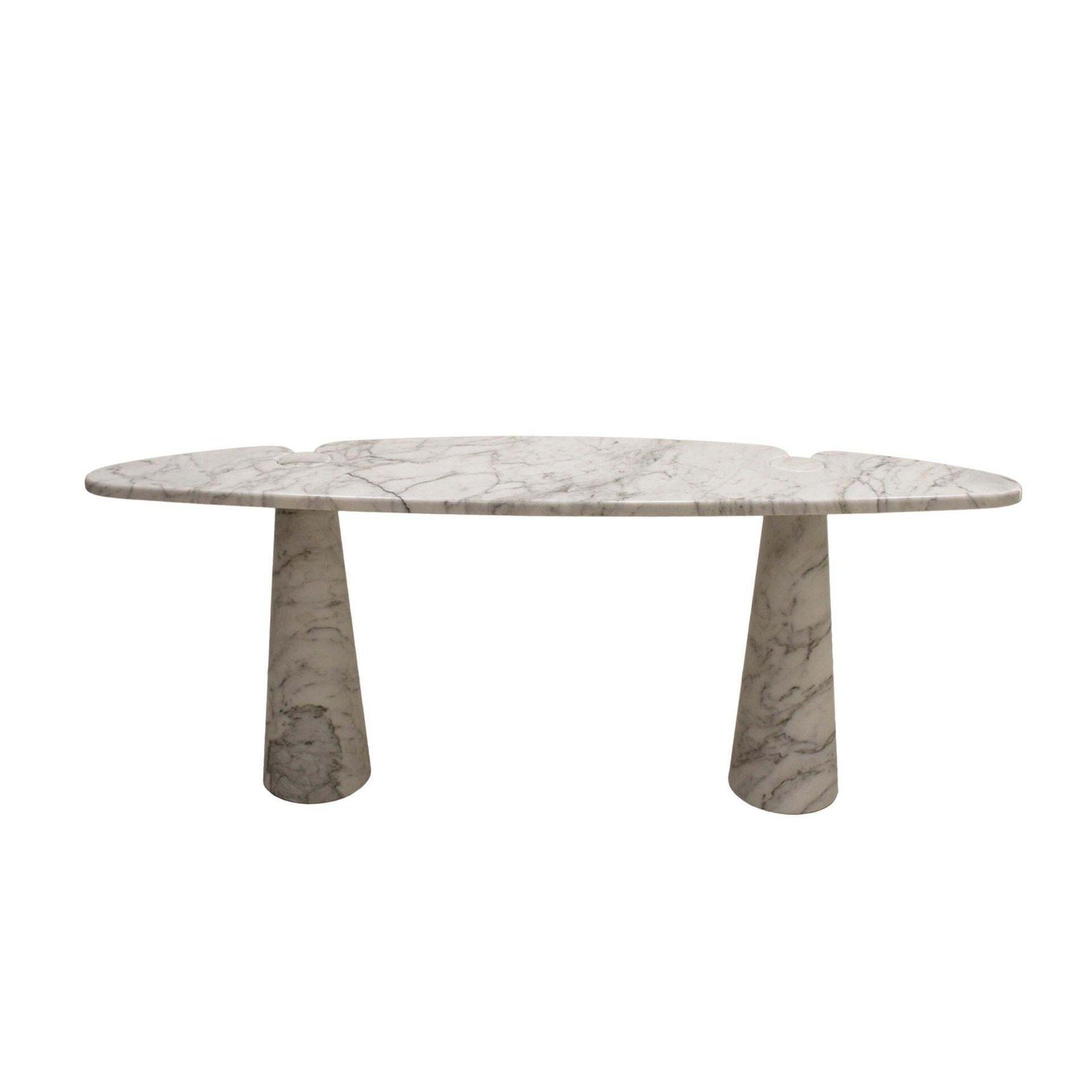 Angelo Mangiarotti For Skipper Arabescato Marble Eros Console Table, Italy photo furniture