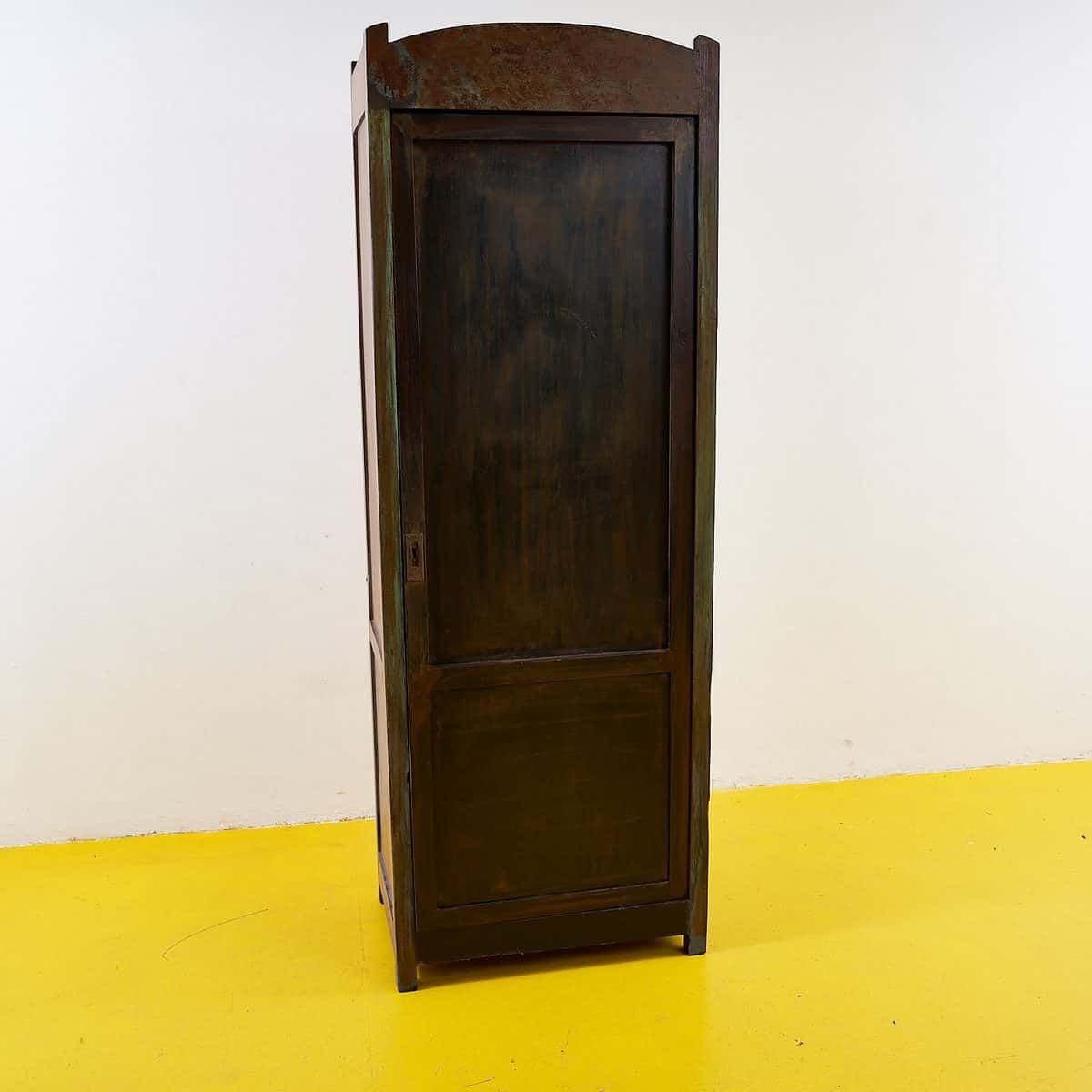 Ancient Rustic Wooden Wardrobe