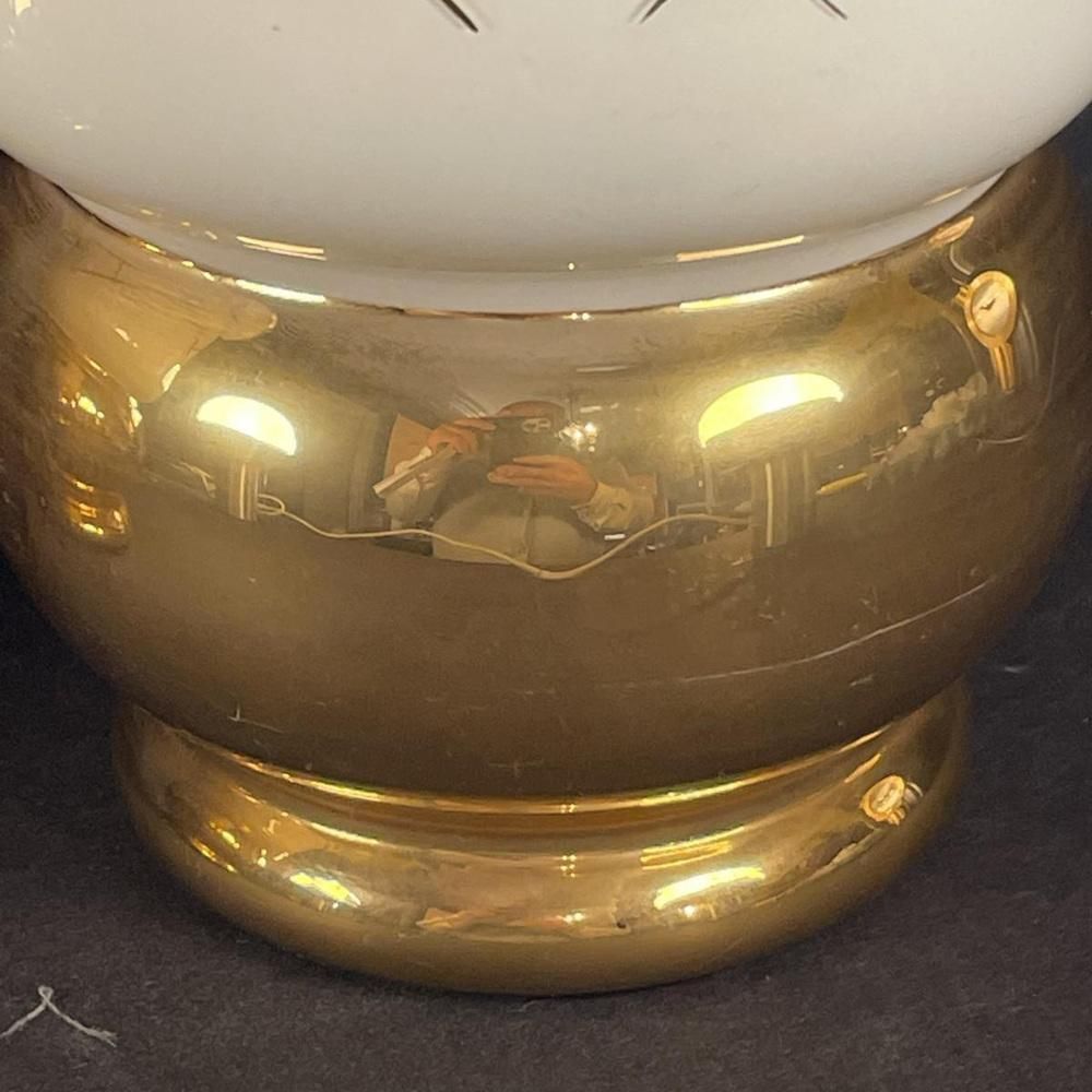 Art Deco Golden Sandblasted Glass Vases By Verreries De Laeken, 1935, Set Of 2 photo vinterior