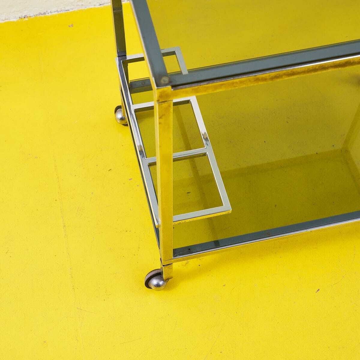 1970s Metal And Glass Trolley photo furniture