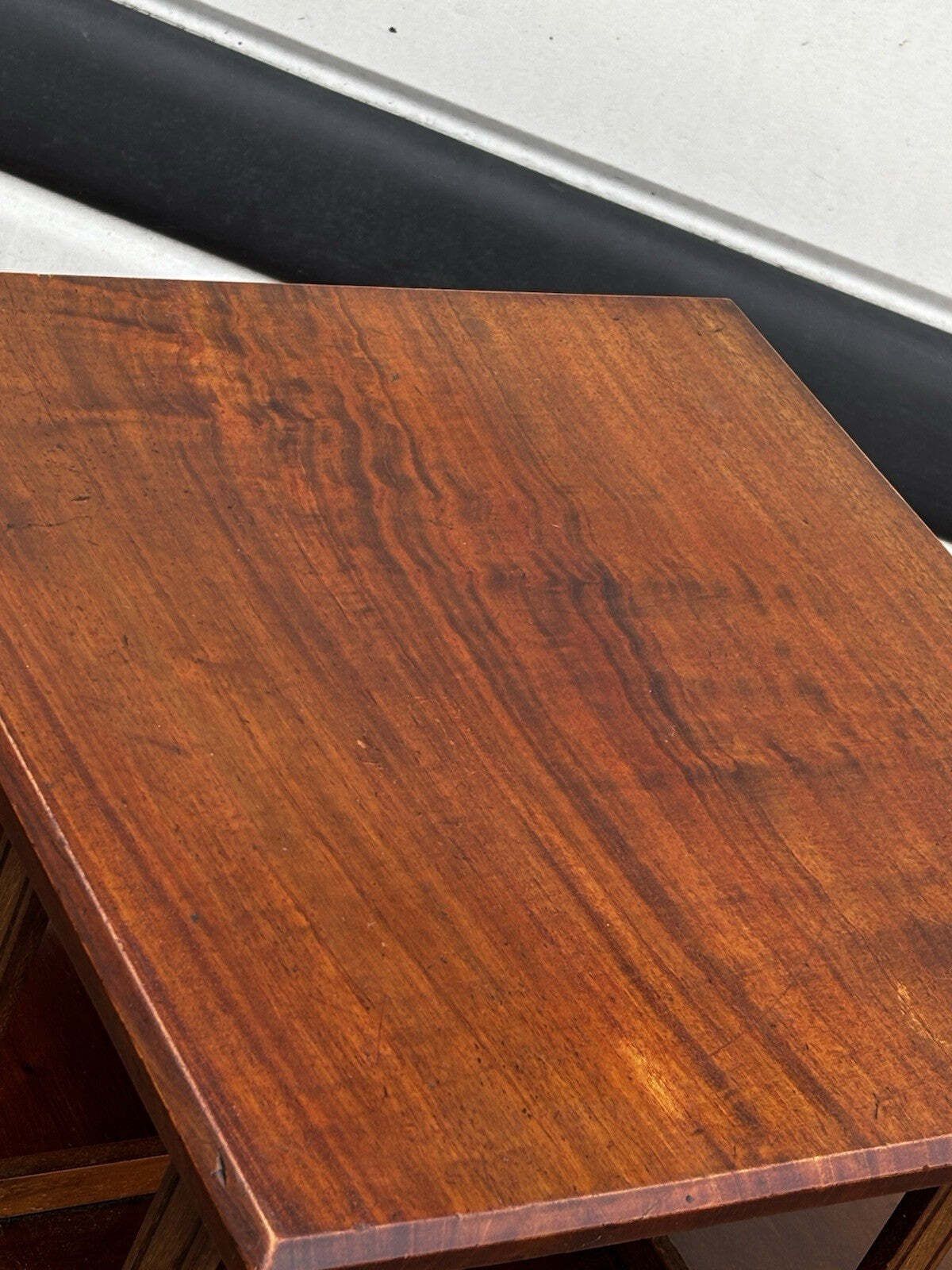 Edwardian Mahogany Revolving Bookcase photo for sale
