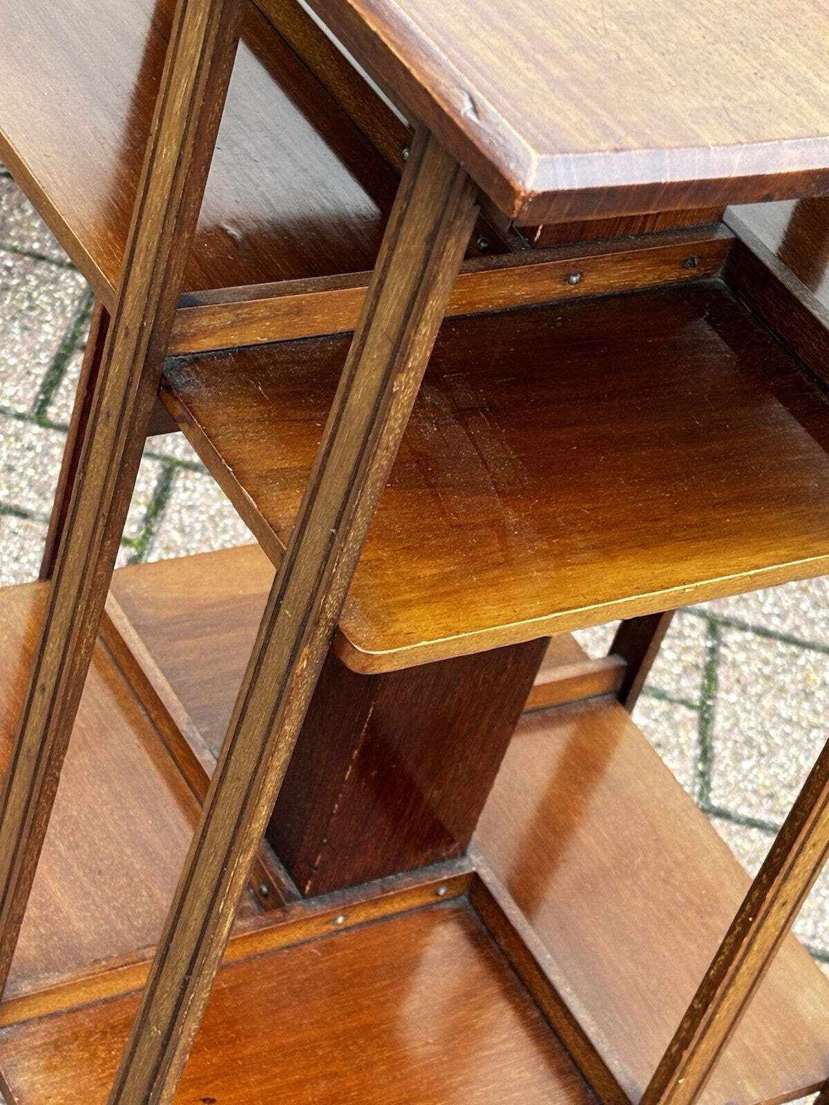 Edwardian Mahogany Revolving Bookcase photo Furniture