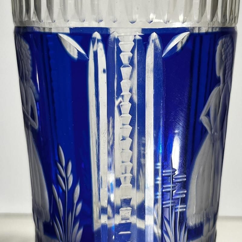 Boheems Kristallen Glazen, 1900, Set Van 2 photo buy