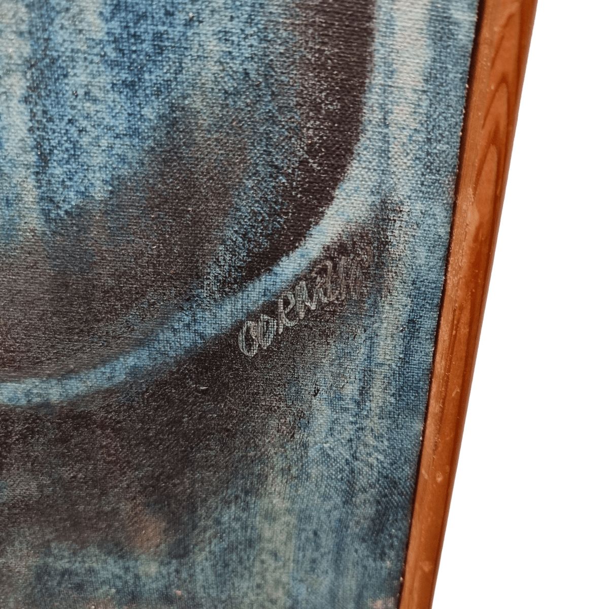 Vintage Painting With Naked Lady photo for sale
