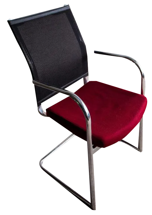 Vintage Office Chair In Aluminum