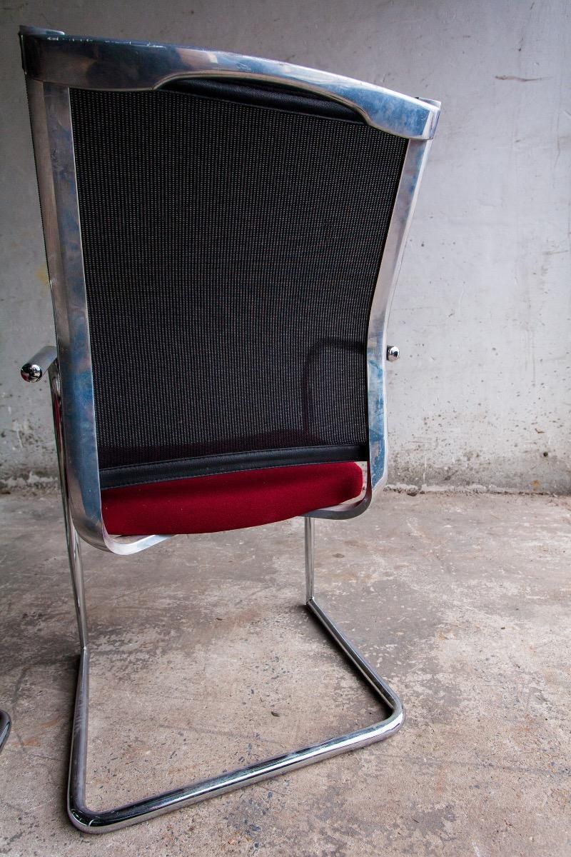 Vintage Office Chair In Aluminum photo 71.0