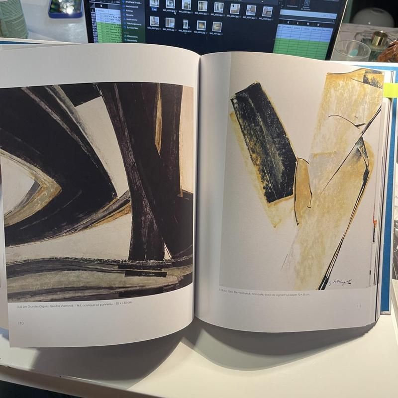 photo buy Georges (Géo) De Vlamynck, Abstracte Compositie, Olie Op Paneel, Jaren 1960