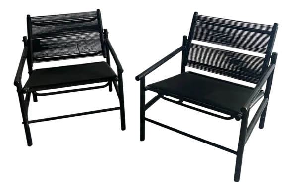 Spaghetti Lounge Chairs By Giandomenico Belotti For Cmp Padova, 1980s, Set Of 2