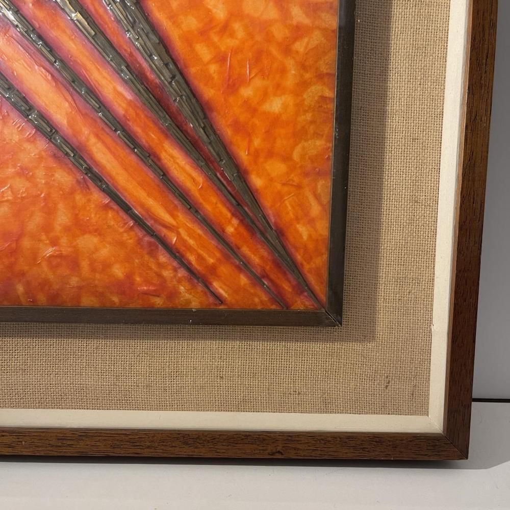 Antonio Secci, Brutalistische Abstracte Compositie, Mixed Media Op Paneel, 1969 photo buy