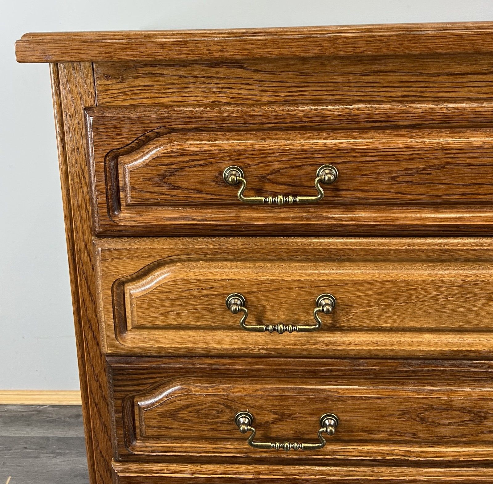 Chest Of Drawers Vintage French 4 Drawers Cabinet With Brass Handles Lot 4473 photo 249.0