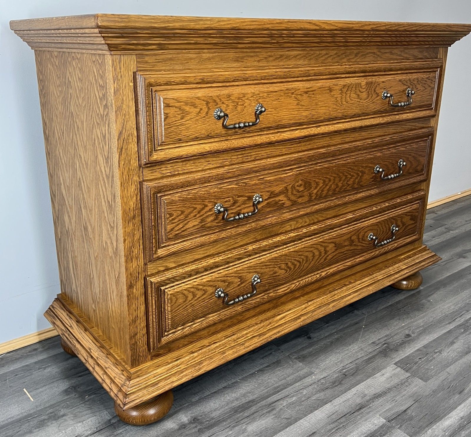 Chest Of Drawers Vintage French 3 Drawers Cabinet With Brass Handles Lot 4475 photo furniture