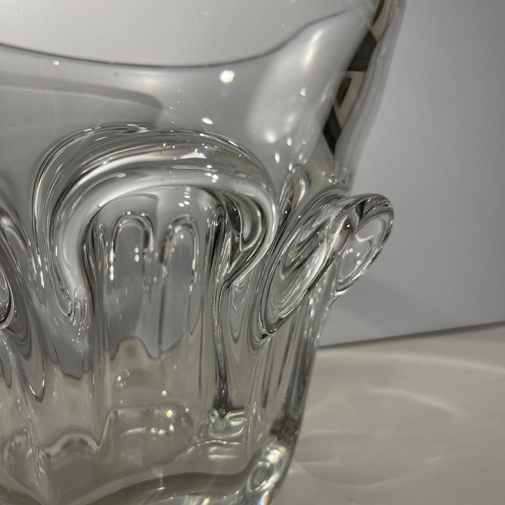 Crystal Champagne Bucket By Antonio And Guido Bon For Val Saint Lambert, 1950s 1960s photo for sale