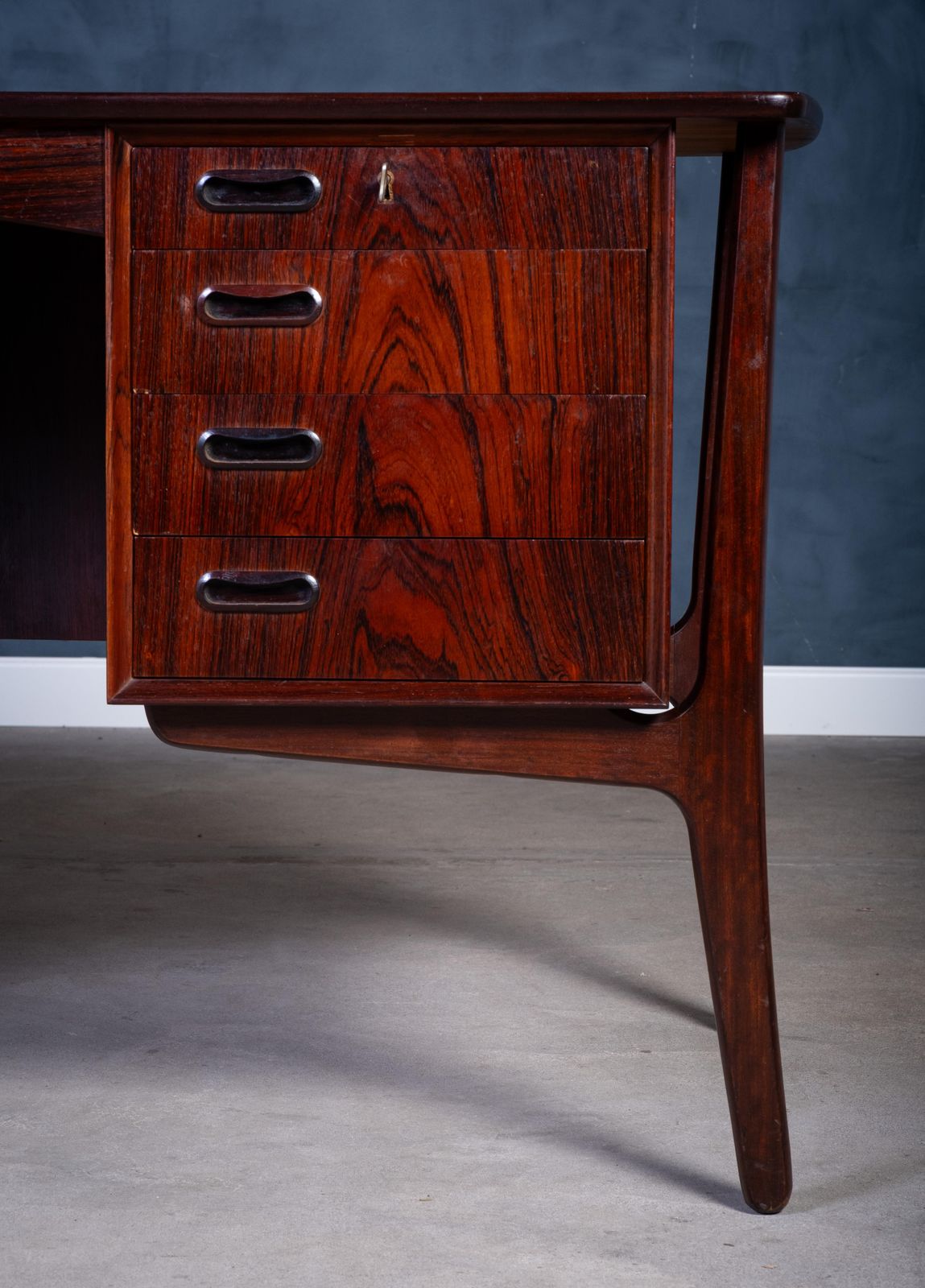 photo furniture Rosewood Desk By Svend Aage Madsen For H.P. Hansen, 1960s