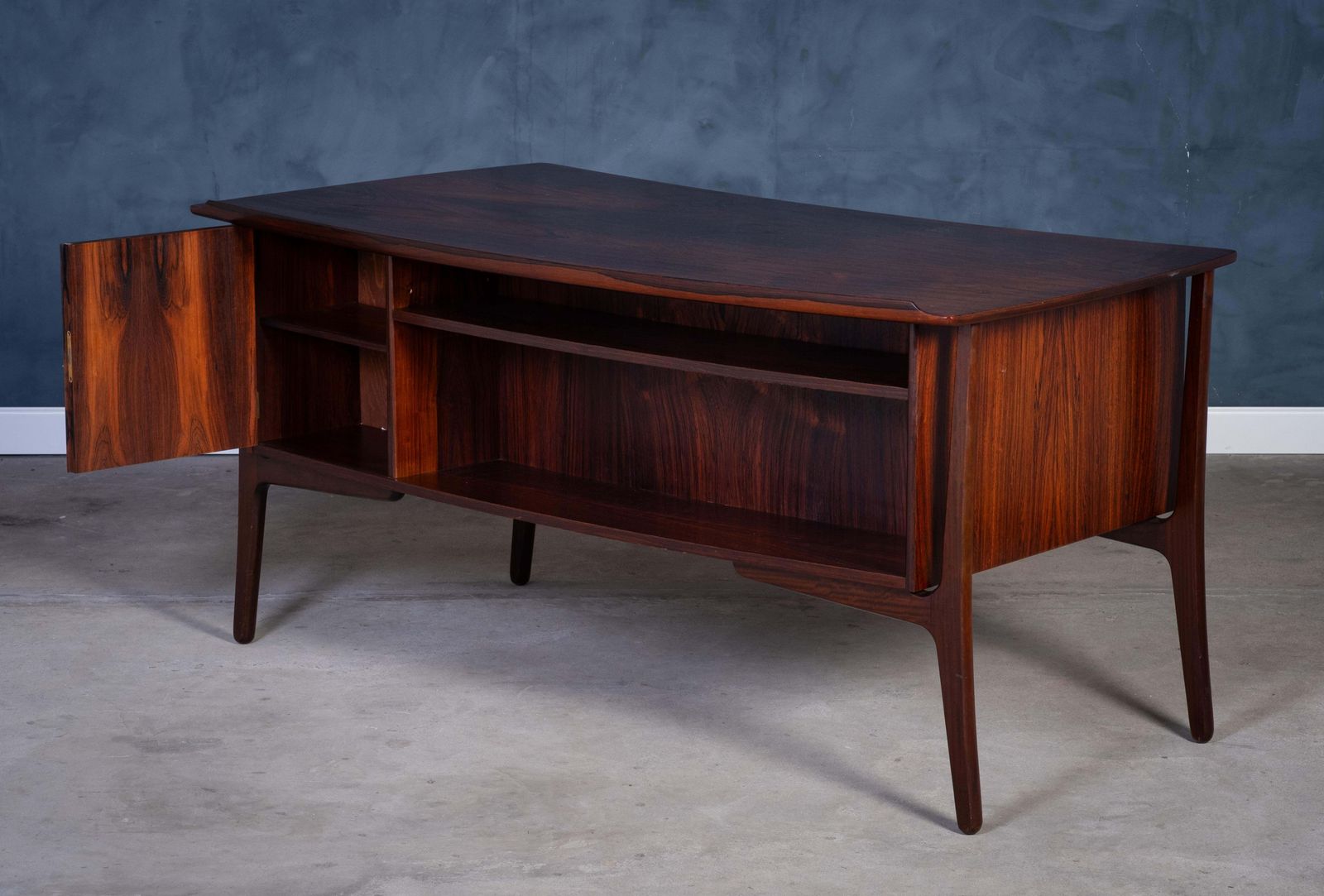 photo vinterior Rosewood Desk By Svend Aage Madsen For H.P. Hansen, 1960s