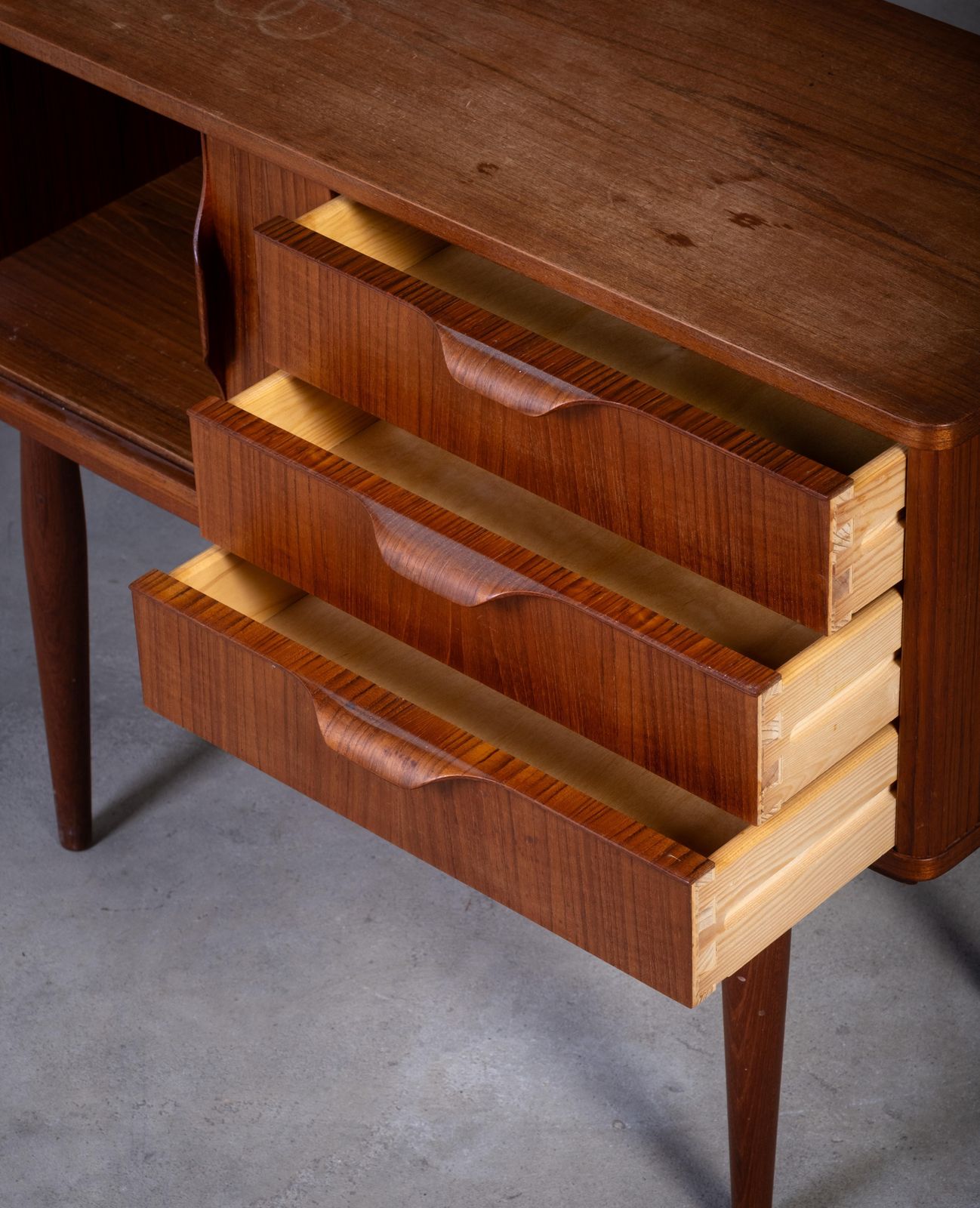 Danish Teak Chest Of Drawers Attributed To Aksel Kjersgaard, 1960s photo vinterior