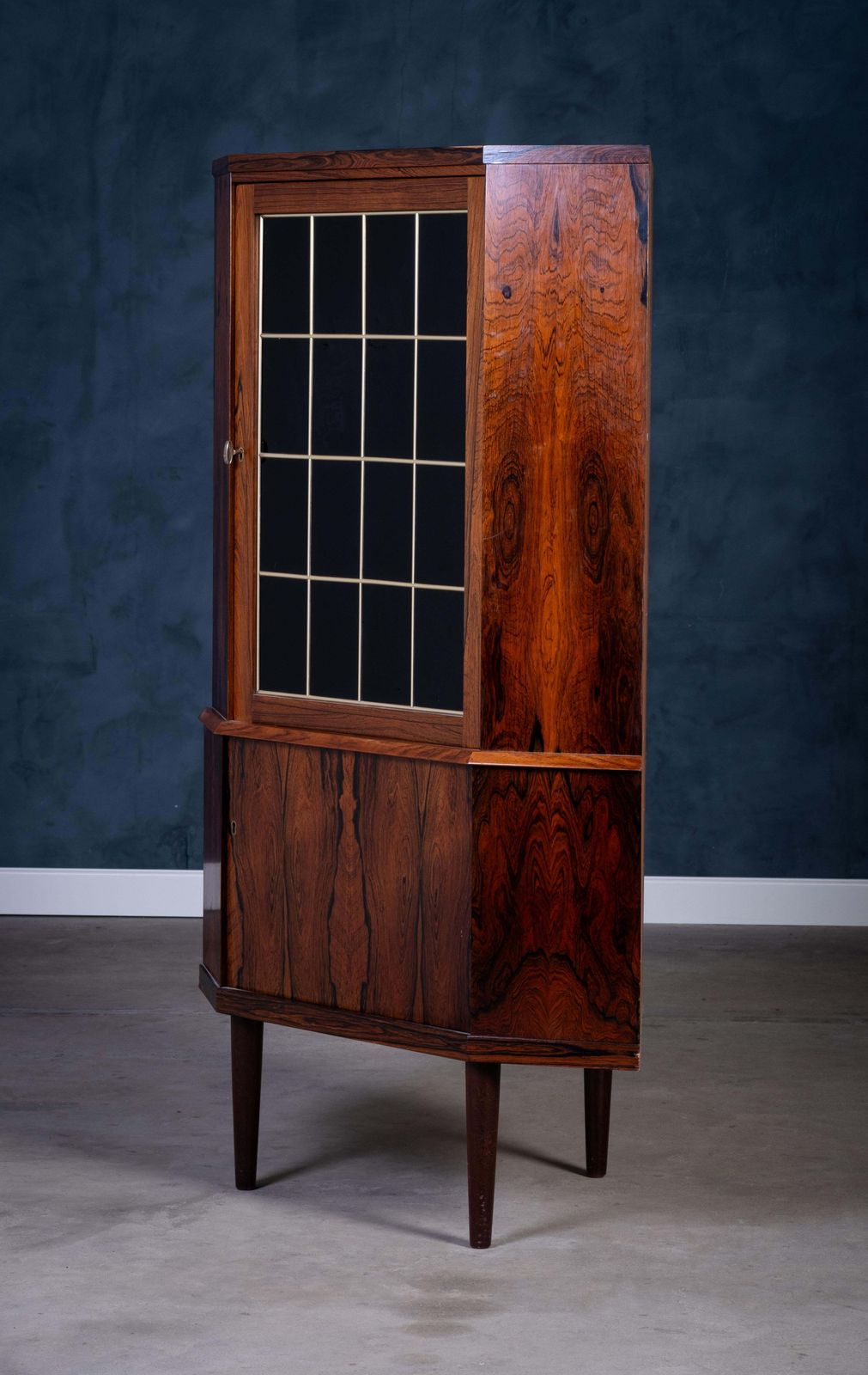 Danish Mid Century Rosewood Corner Cabinet / Bar Cabinet, 1960s photo for sale