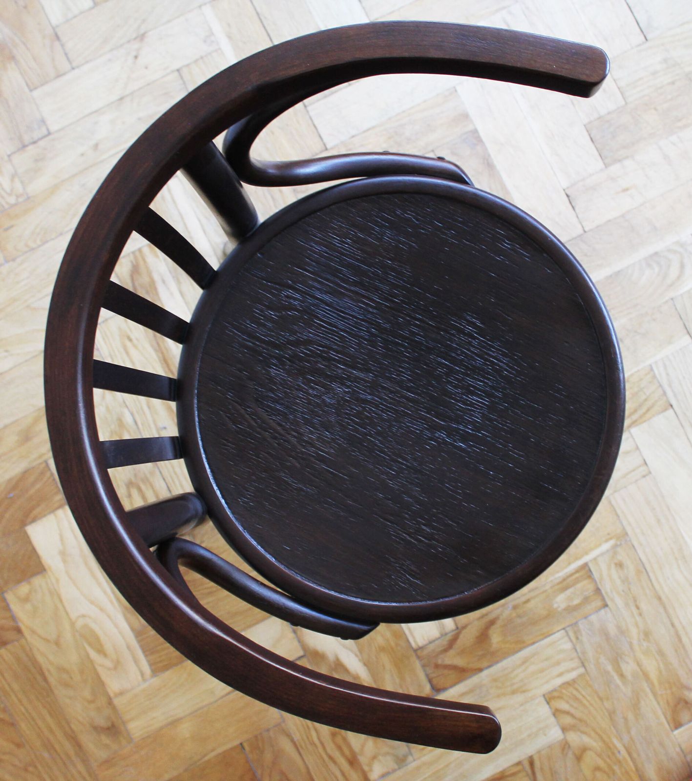 Furniture 1930s Dining Chair By Bernkop, Beech photo