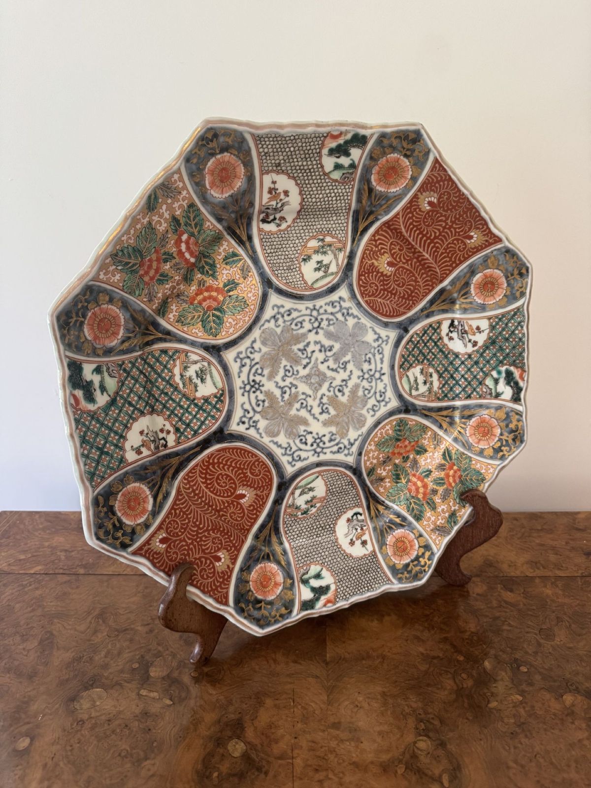 Outstanding Quality Antique 19th Century Imari Porcelain Charger photo Home Decor
