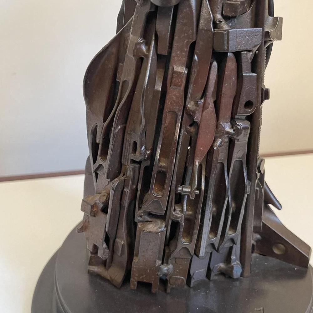 Jacques Dufrane, The Victory Of Samothrace, Sculpture In Welded Steel, 2000 photo buy