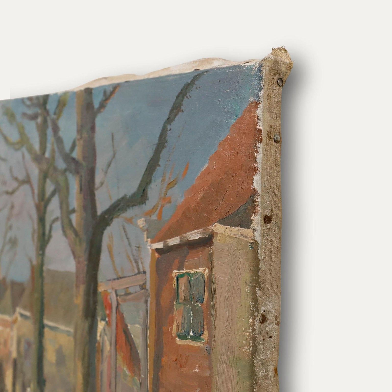 Adam Potgieter (1899 1982) Mid 20th Century Oil, Winter Sun photo 325.0