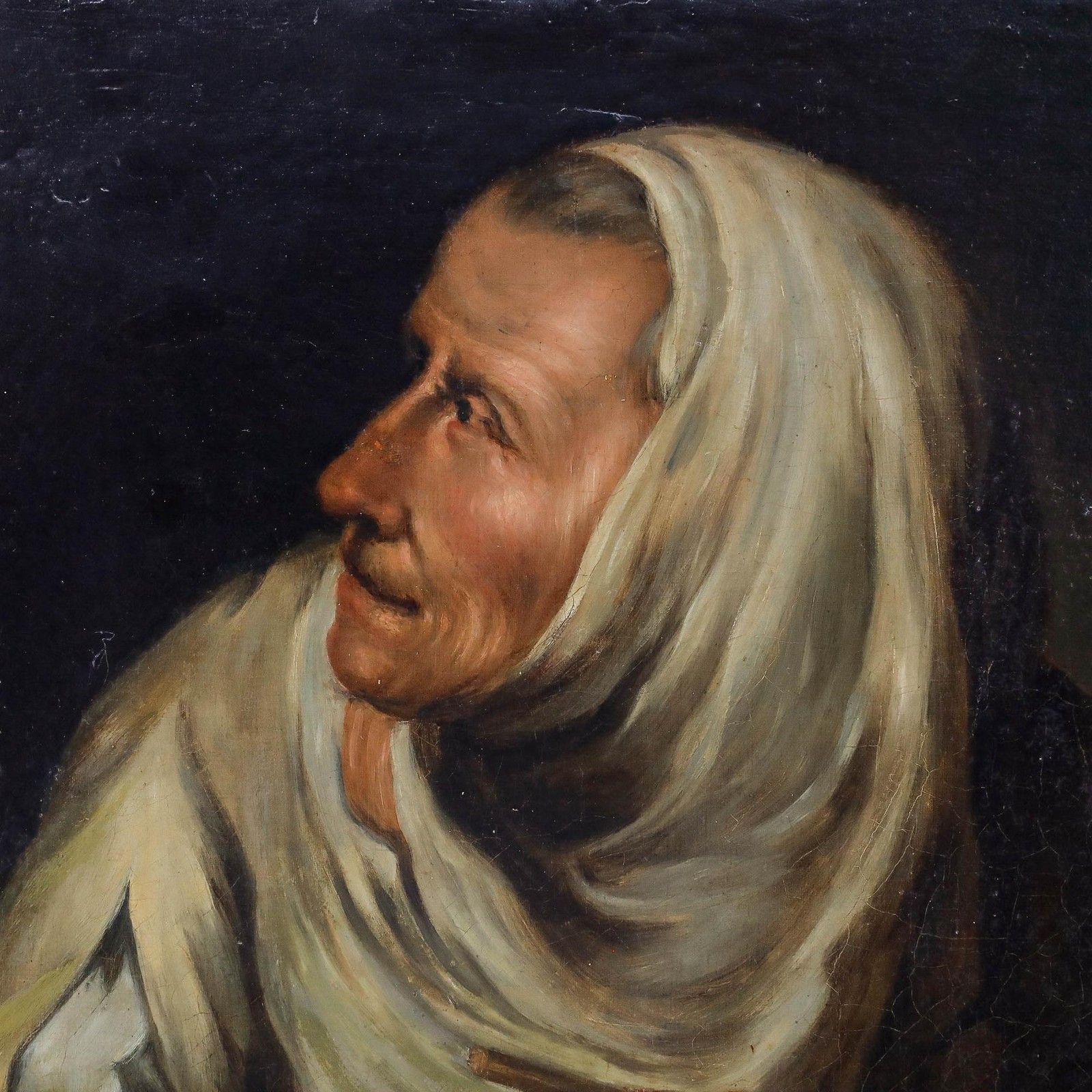 After Bartolome Esteban Murillo (1618 1682) Oil, Urchin Mocking An Old Woman photo Art