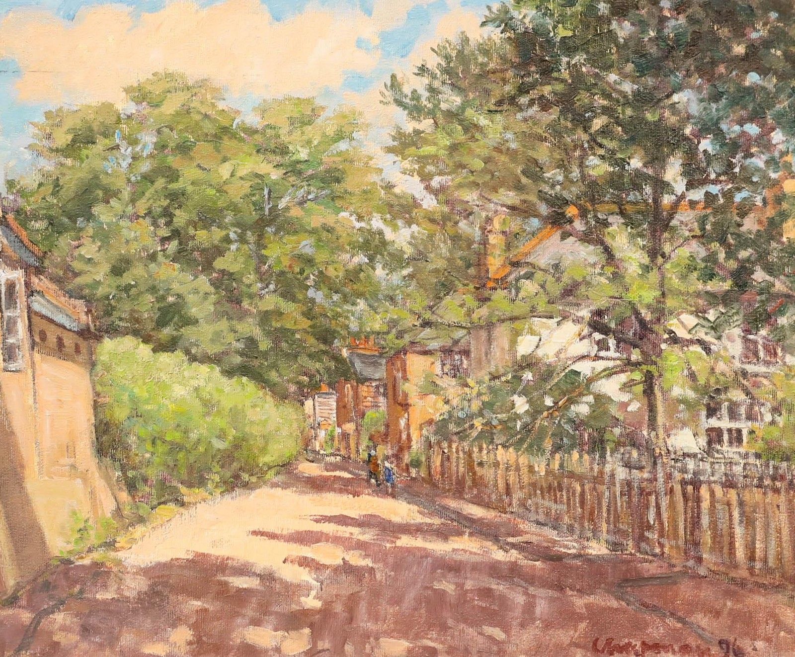 John Chapman Framed Contemporary Oil, Orleans Road, Twickenham photo furniture