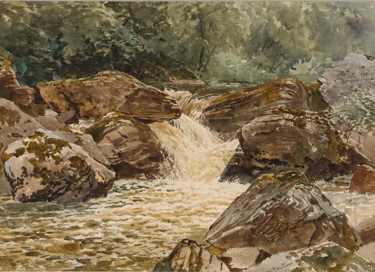 Harold Sutton Palmer Rba Ri (1854 1933) Framed Watercolour, White Water photo furniture