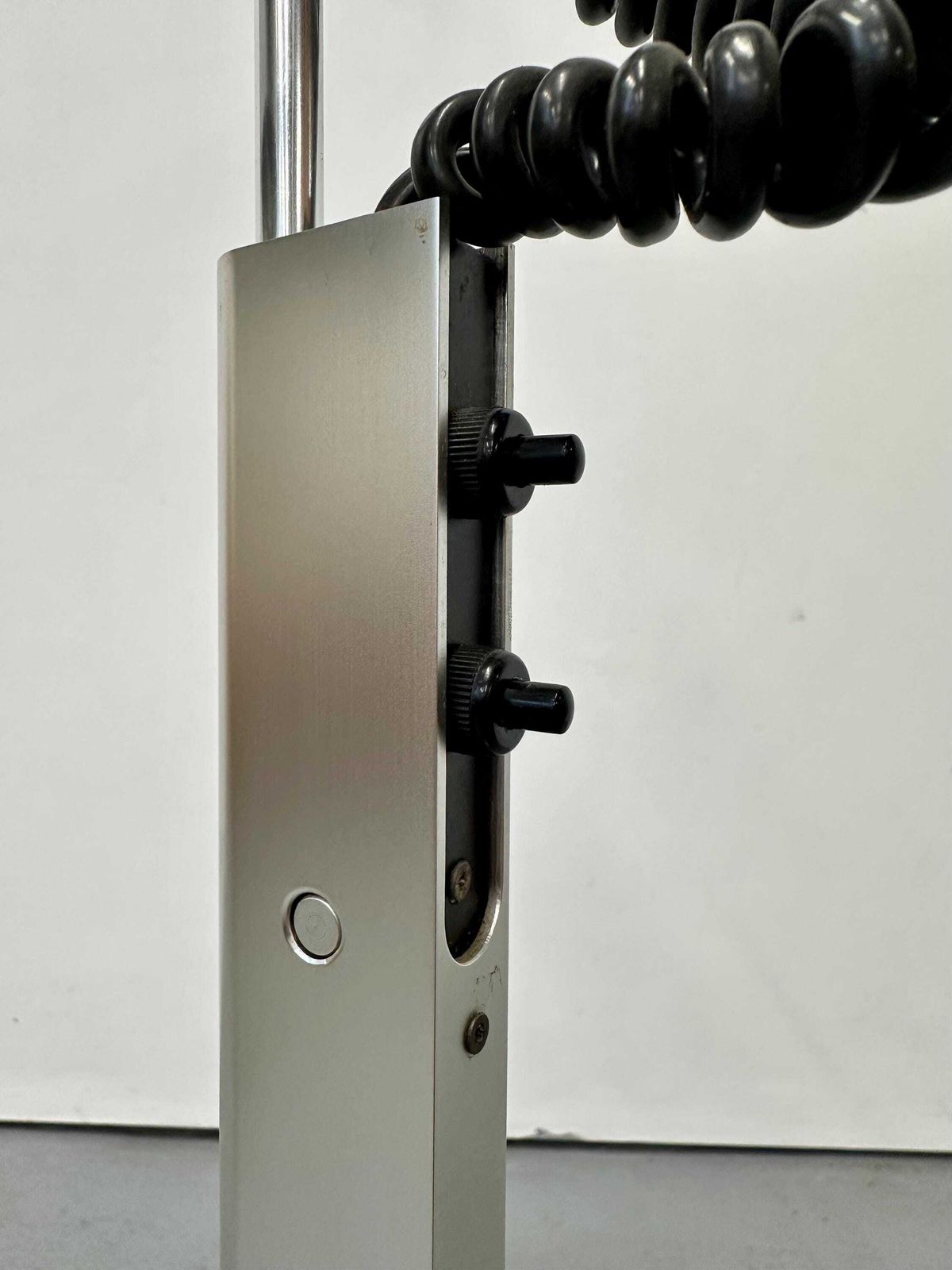 250.0 Vintage Conelight  Aluminium Double Spot Floor Lamp Ronald Homes /  Peter Nelson 1960 79. Rotaflex. photo