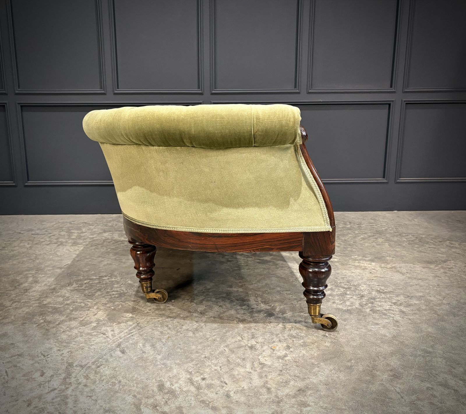 Victorian Rosewood Chaise Longue photo 995.0