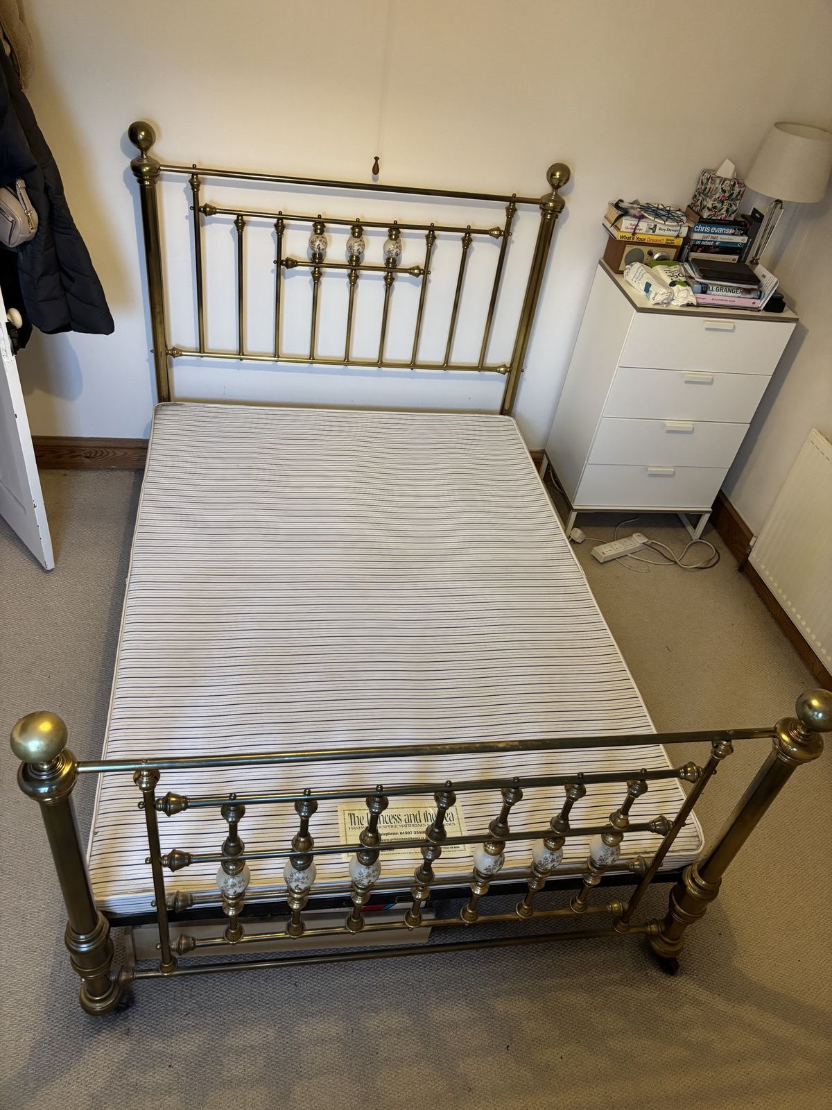 Vintage And So To Bed Double With Handmade Princess And Pea Mattress Base photo buy