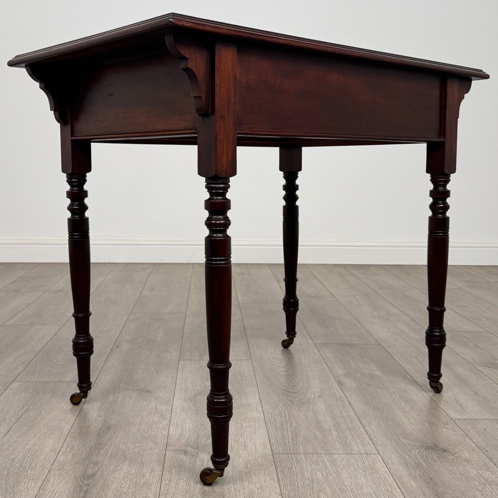 Antique 20th Century Good Quality Writing Table In Mahogany photo Furniture