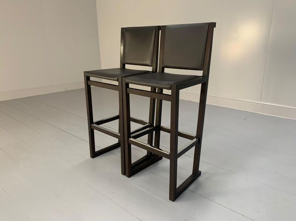 B&B Italia "Musa Sm46g" Tall Bar Stool Chairs   Suite Of 6 photo vinterior