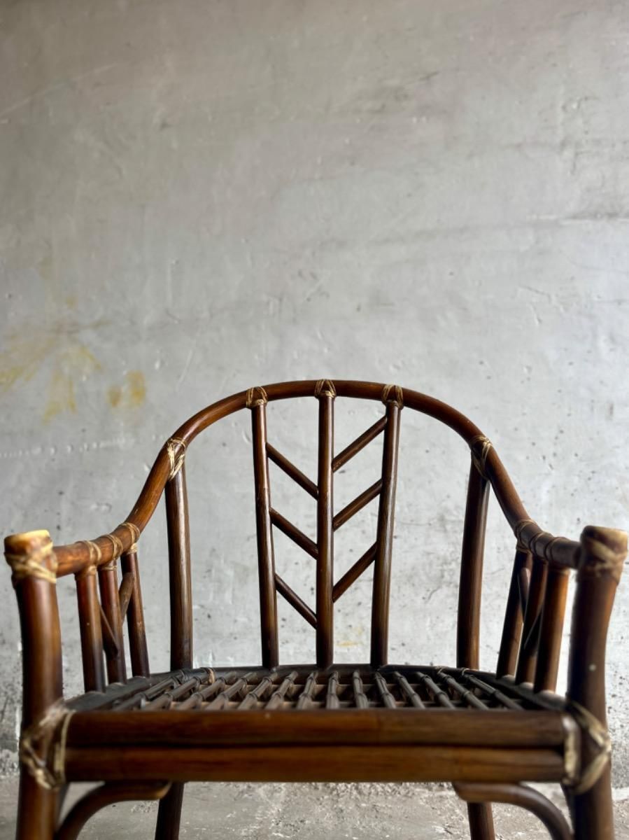 Vintage Rattan Armchair From Mcgurie, 1970s photo buy