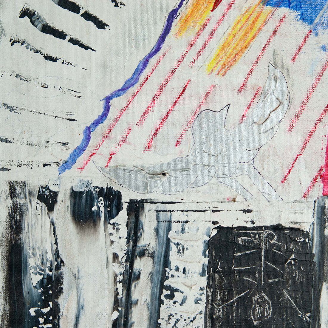 Expressionistisch Olieverfschilderij Op Doek – Gesigneerd C. Bravo photo furniture