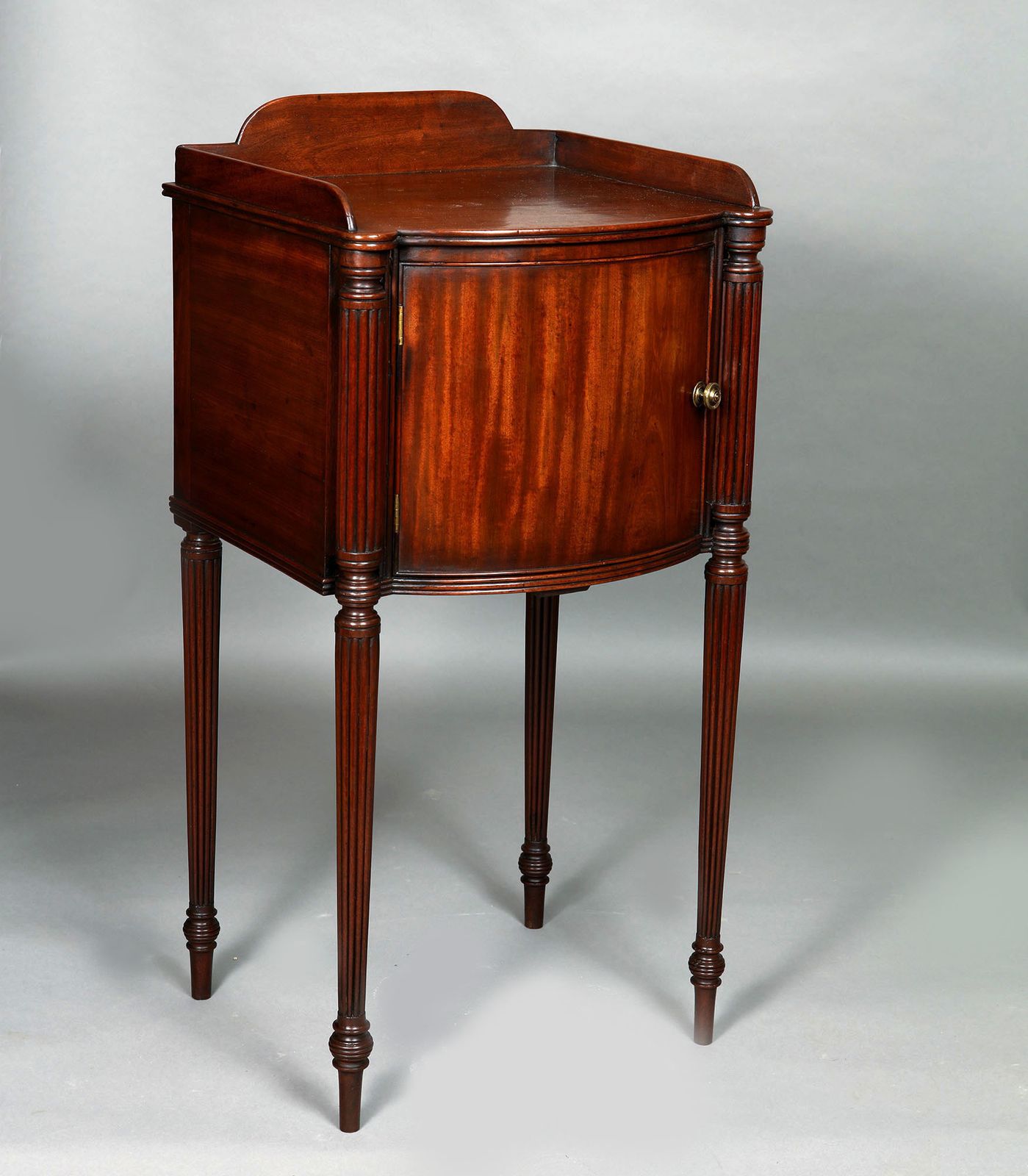 Pair Of George III Mahogany Bedside Cabinets In The Manner Of Gillows photo furniture